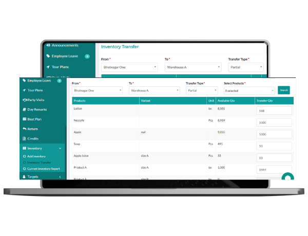warehouse stock visibility